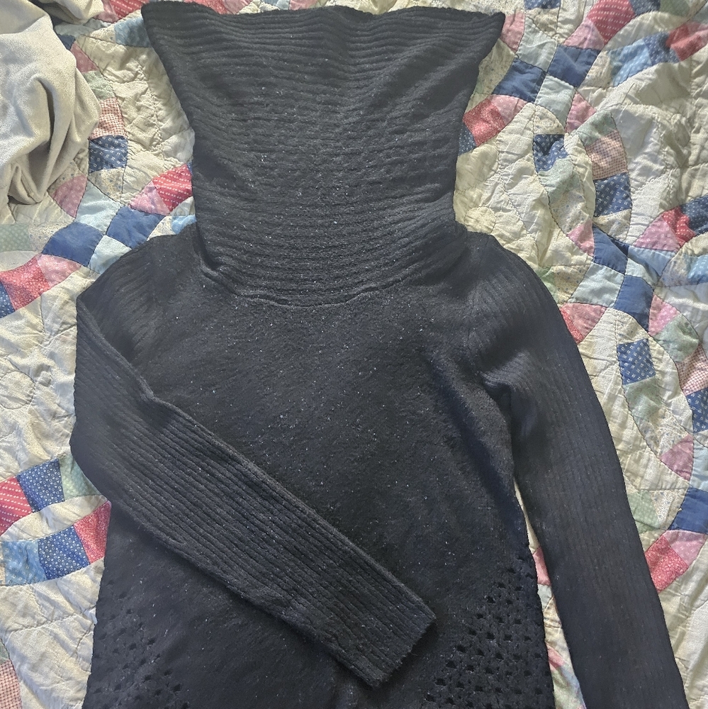 Black turtle neck